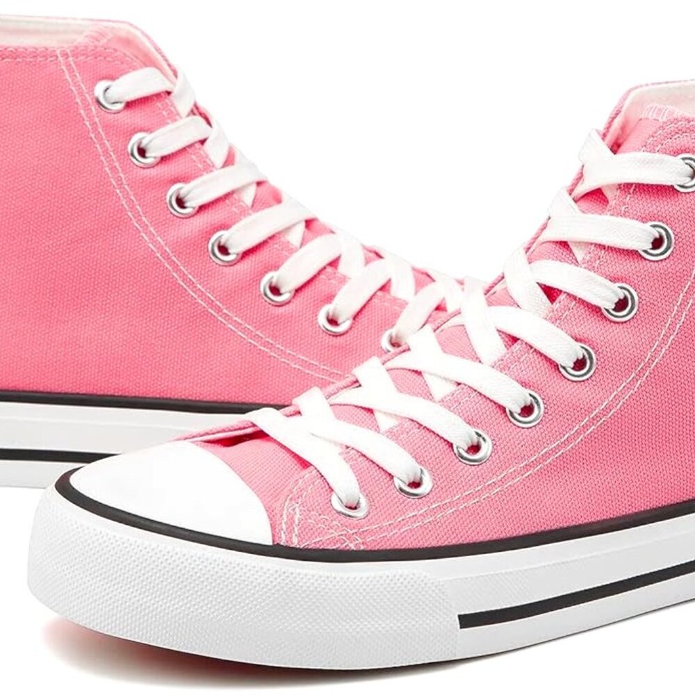 Women's High Top Canvas Sneaker Shoes Classic Fashion Lace ups Sneakers